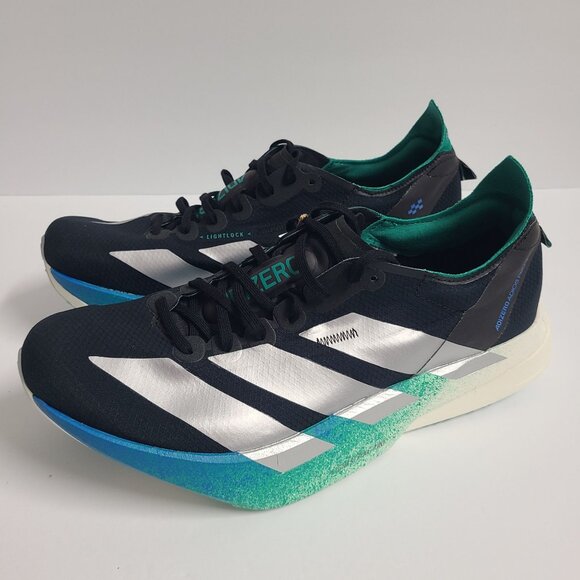 NEW Adidas Adizero Adios Pro 4 Running Shoes JR6365 Size 9.5 Black Green main image 4